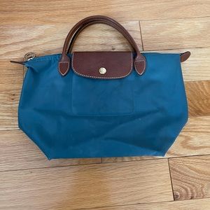 Long champ small bag. Color blue.